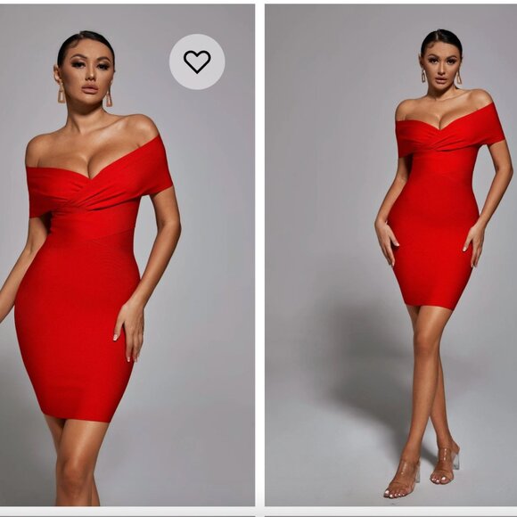 Bella Barnett Marta Dress - Red (M) - Picture 1 of 5